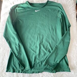 Nike Green Long Sleeve Tee
